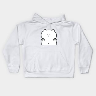 Cute Smiling Bear Kids Hoodie